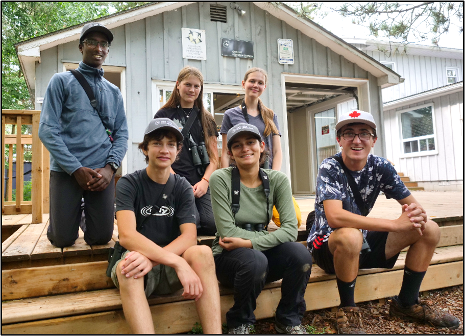 Doug Tarry Young Ornithologists’ Workshop participants