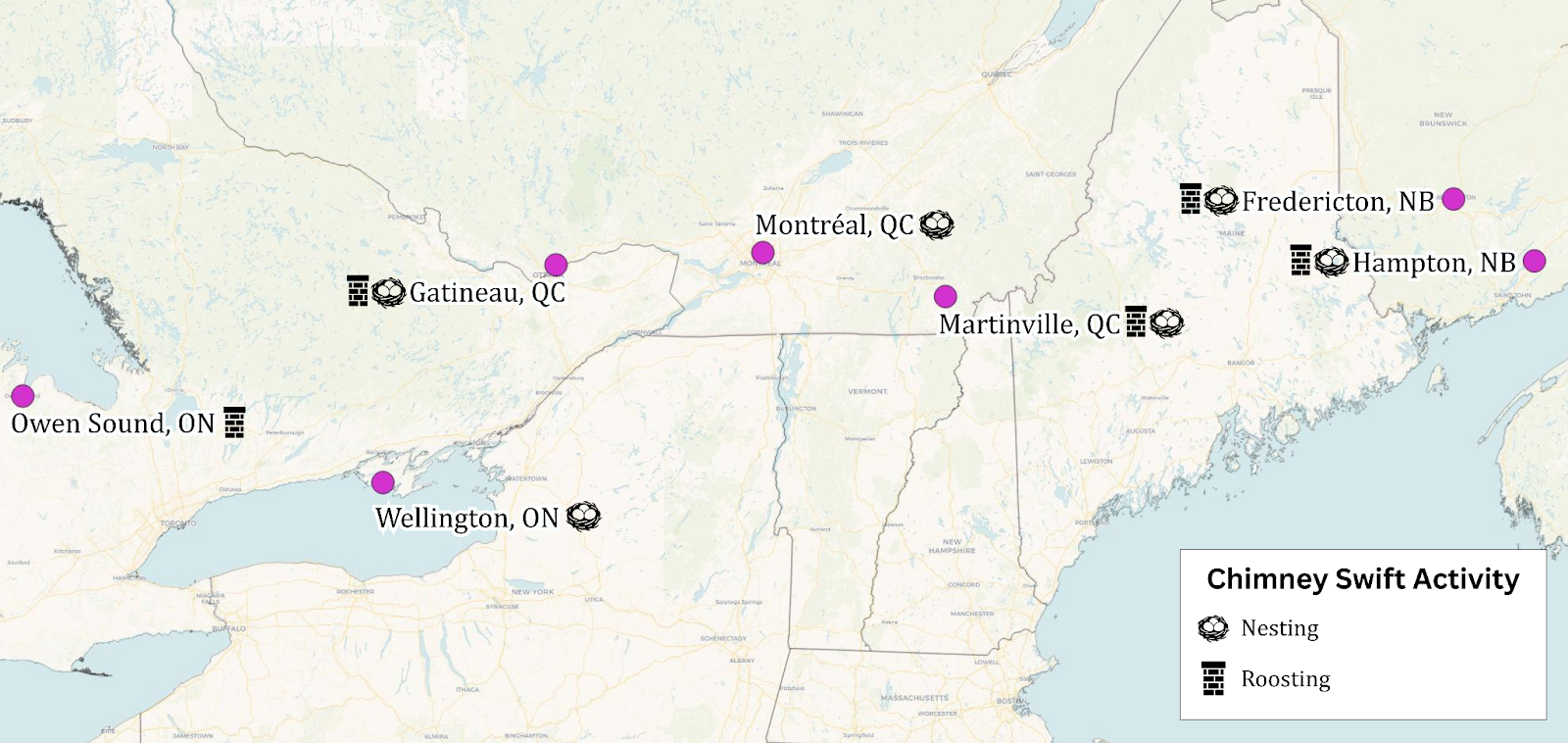 CHSW Activity Map